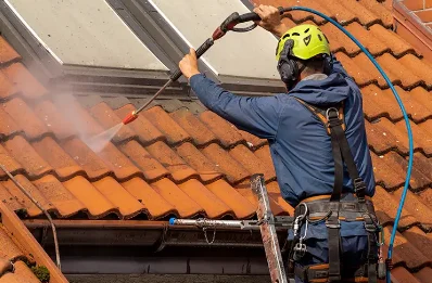 Démoussage et hydrofuge de toiture à Augnax